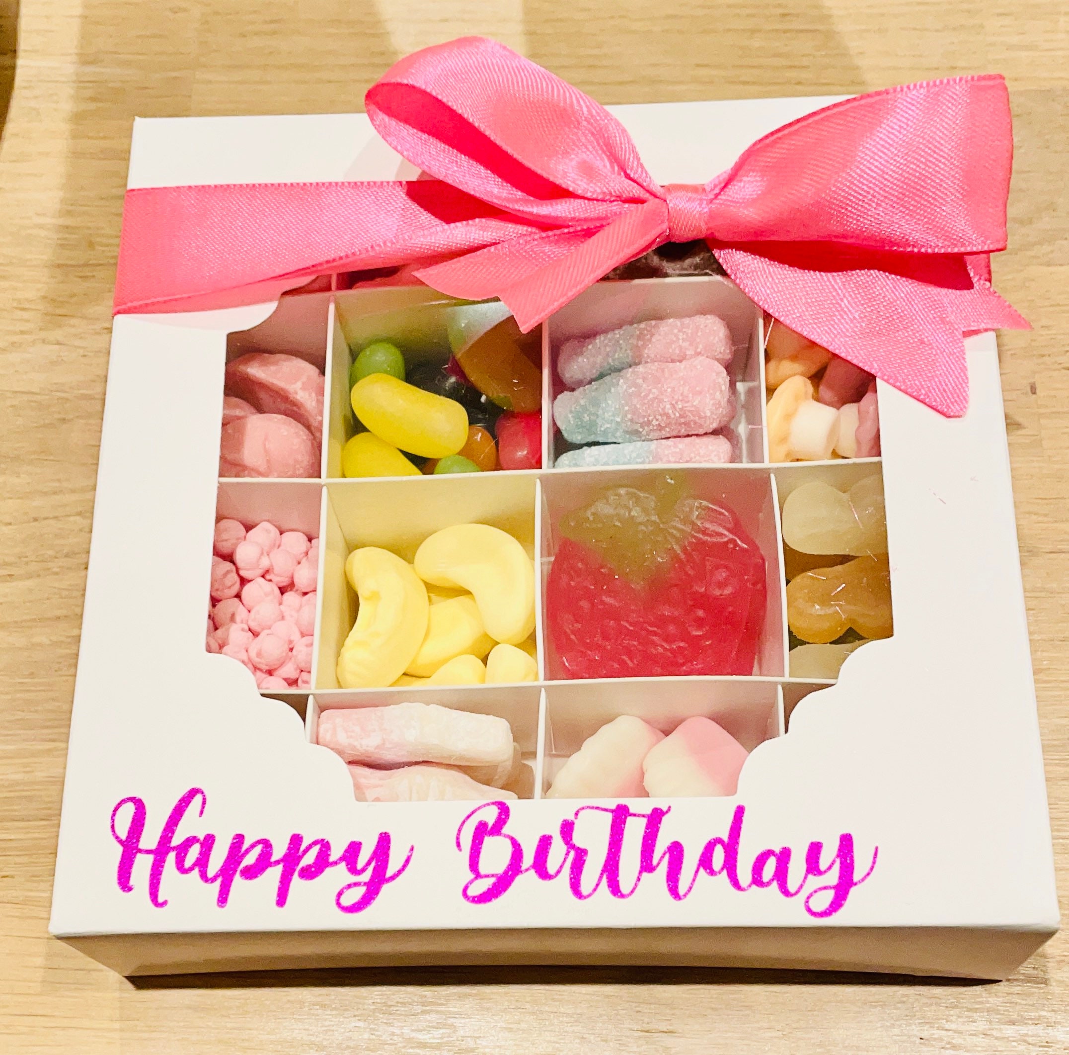Happy birthday box Thank you sweet box Congratulations Etsy