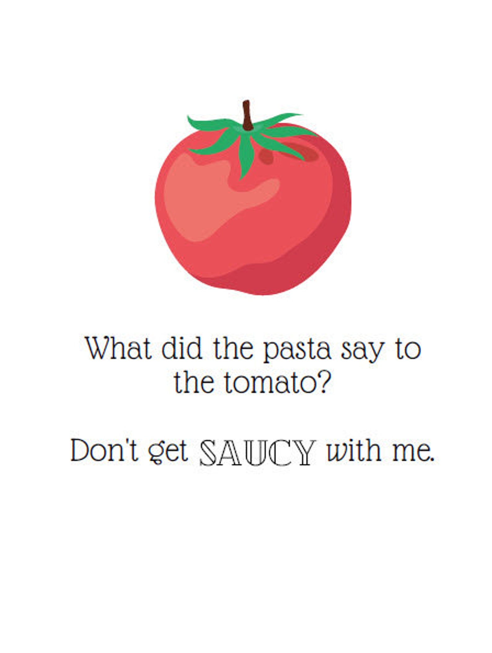 Digital Prints of Vegetables with Jokes Etsy