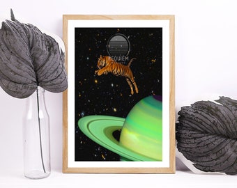 New Worlds - A4 Print