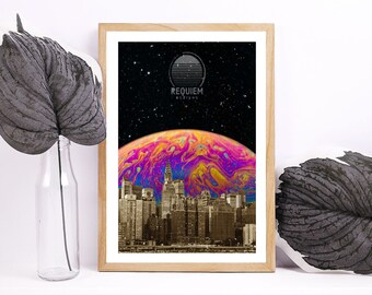 Saturated City - A4 Print