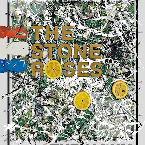 The Stone Roses Album Art Poster Limited Edition Hand Drawn Print Ian Brown John Squire Mani Reni Wall Decor image 1