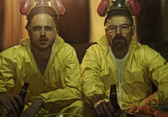 jesse pinkman and walter white drawing