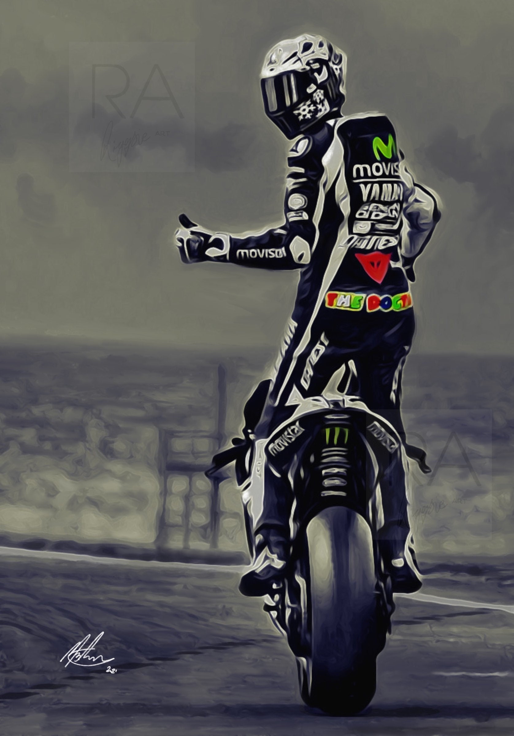 Poster Moto GP - valentino rossi | Wall Art, Gifts & Merchandise |  Europosters