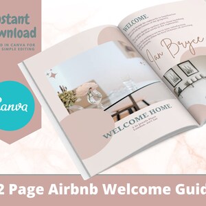 Welcome Guidebook Template - Editable in Canva