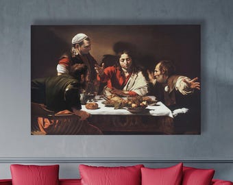 Caravaggio Canvas, Baroque Art,Reproduction Artwork, Personalized Wedding Gift, Famous Canvas Poster, 3D Wall Art,