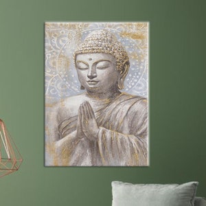 Buddha Leinwanddruck: Asiatische Kunst, modernes Wohndekor