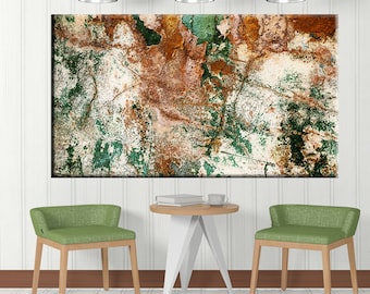 Impresión abstracta de mármol en lienzo: decoración de pared grande