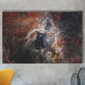 Cosmic Nebula Wall Art Canvas Print – Deep Space Galaxy Poster for Living Room or Office, Astronomy Home Decor, Sci-Fi Universe Artwork