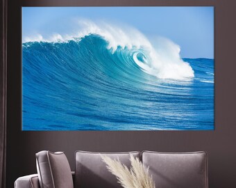 Ocean Wave Canvas Art: Coastal Wall Decor