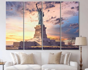 Statue of Liberty Canvas Print: New York Photography, Travel Wall Art
