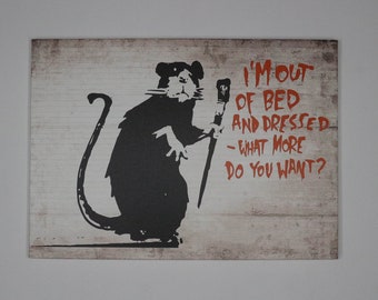 Banksy - Danger Mouse - From Man to Mouse - Banksy Authentic