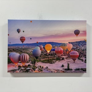 Cappadocia Hot Air Balloon Canvas Print: Landscape Wall Art