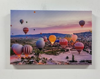 Cappadocia Hot Air Balloon Canvas Print: Landscape Wall Art