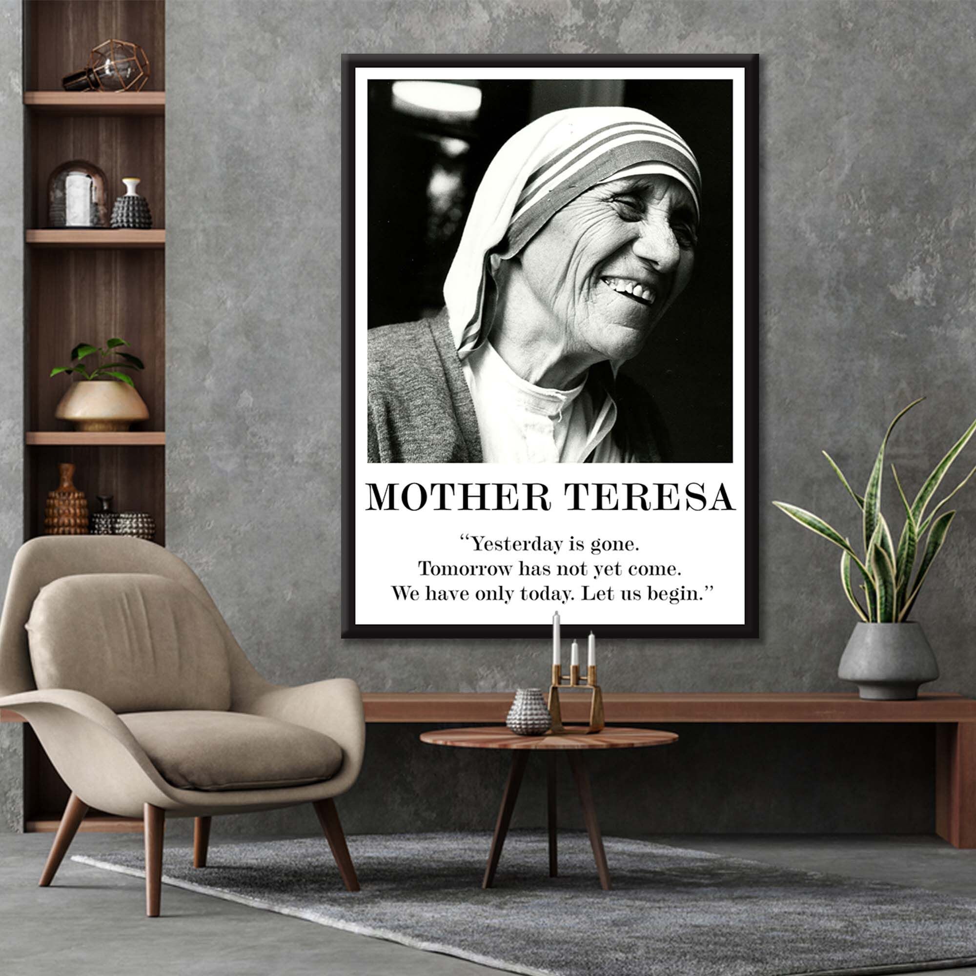 Mother Teresa Teresa Wall Art Teresa Print Living Room Wall - Etsy