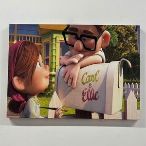 Carl e Ellie, Love Canvas, Poster di Movie Up, Arte murale di Movie Up, Tela di Movie Up, Carl Fredricksen, Arte murale dei cartoni animati, Tela dei cartoni animati