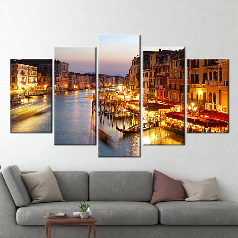 Grand Canal Wall Decor, Italy Wall Decor, Canvas Wall Art, Home Decor
