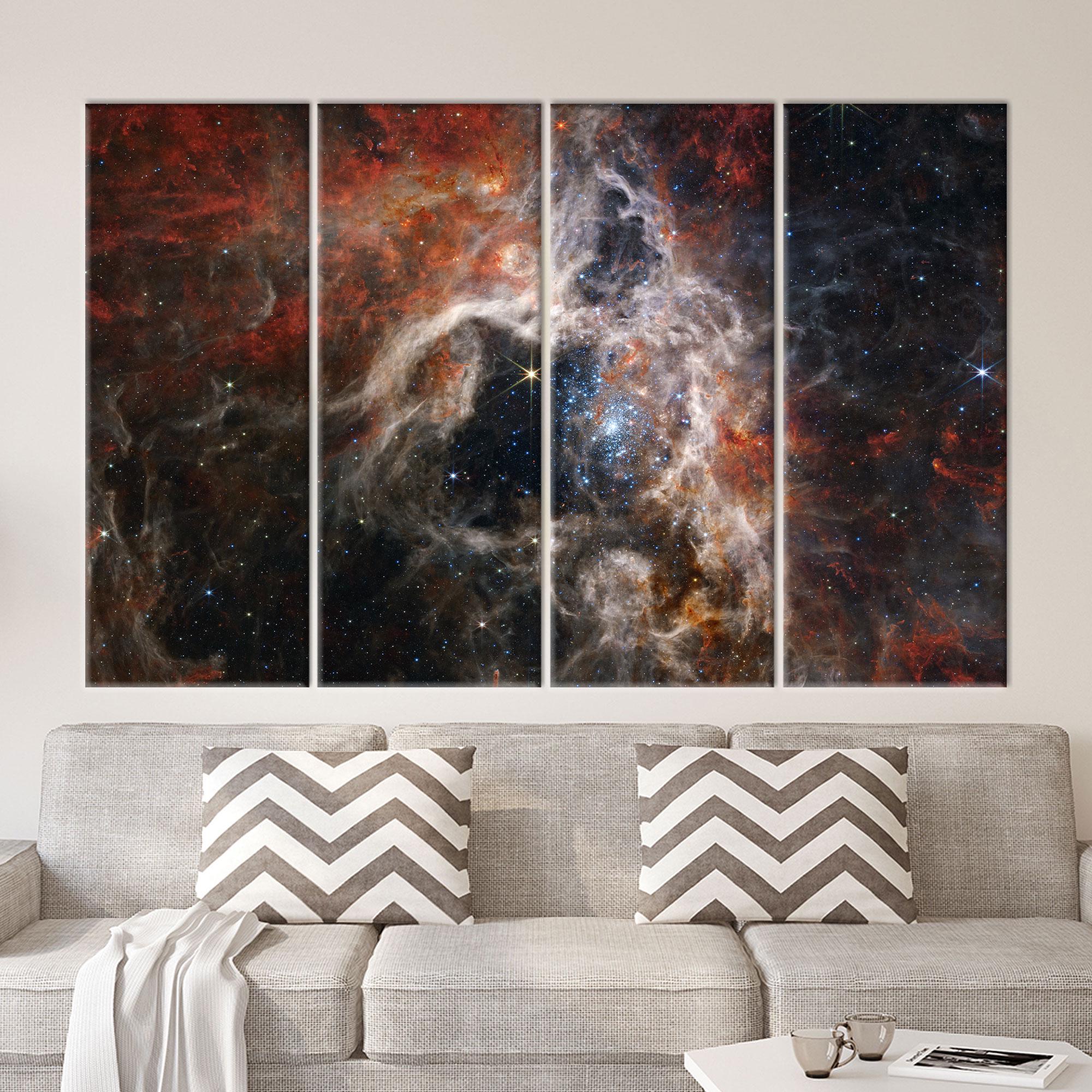 Cosmic Nebula Canvas Print: Deep Space Galaxy Wall Art - Etsy