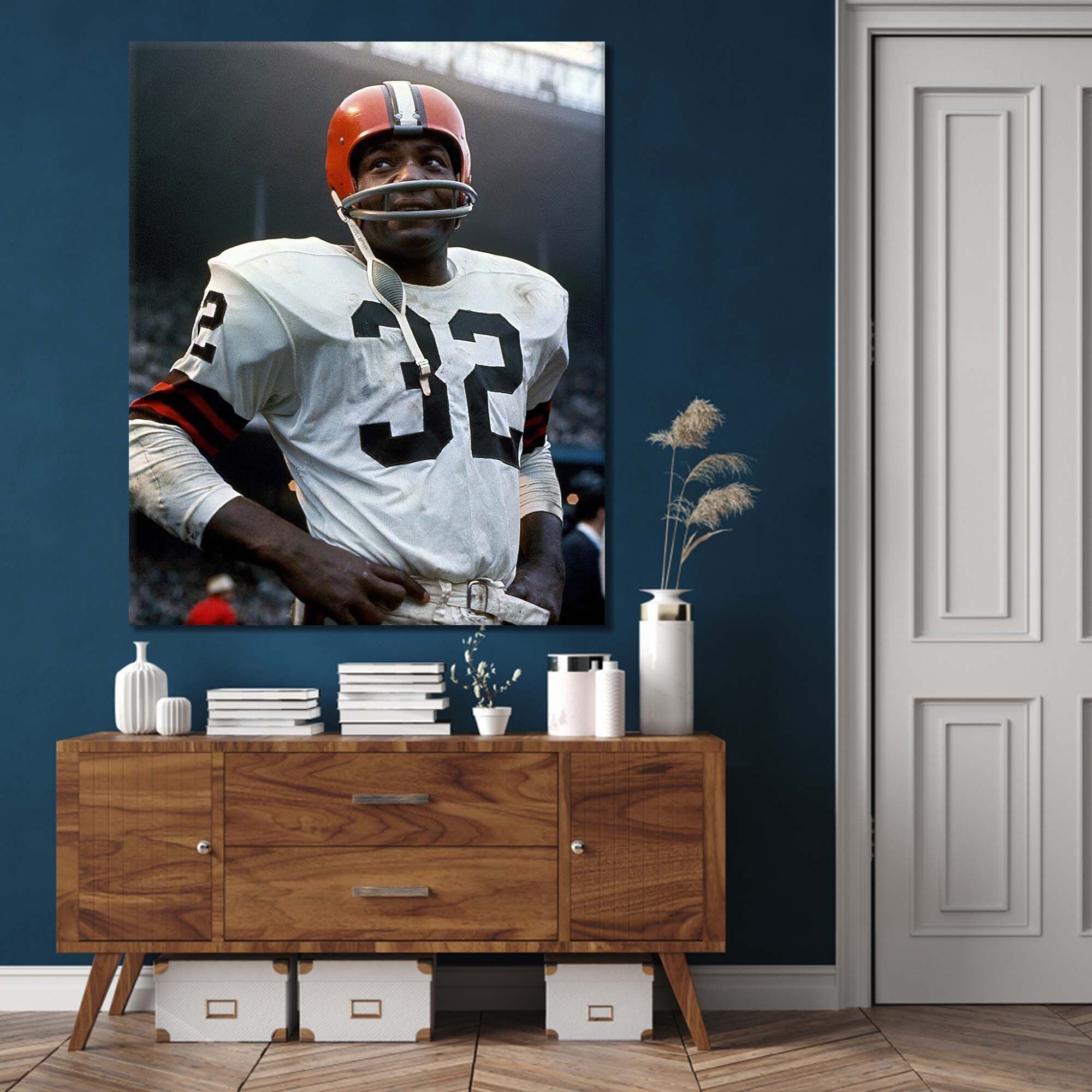 Jim Brown Poster Jim Brown Wall Art Brown Prints Football | Etsy