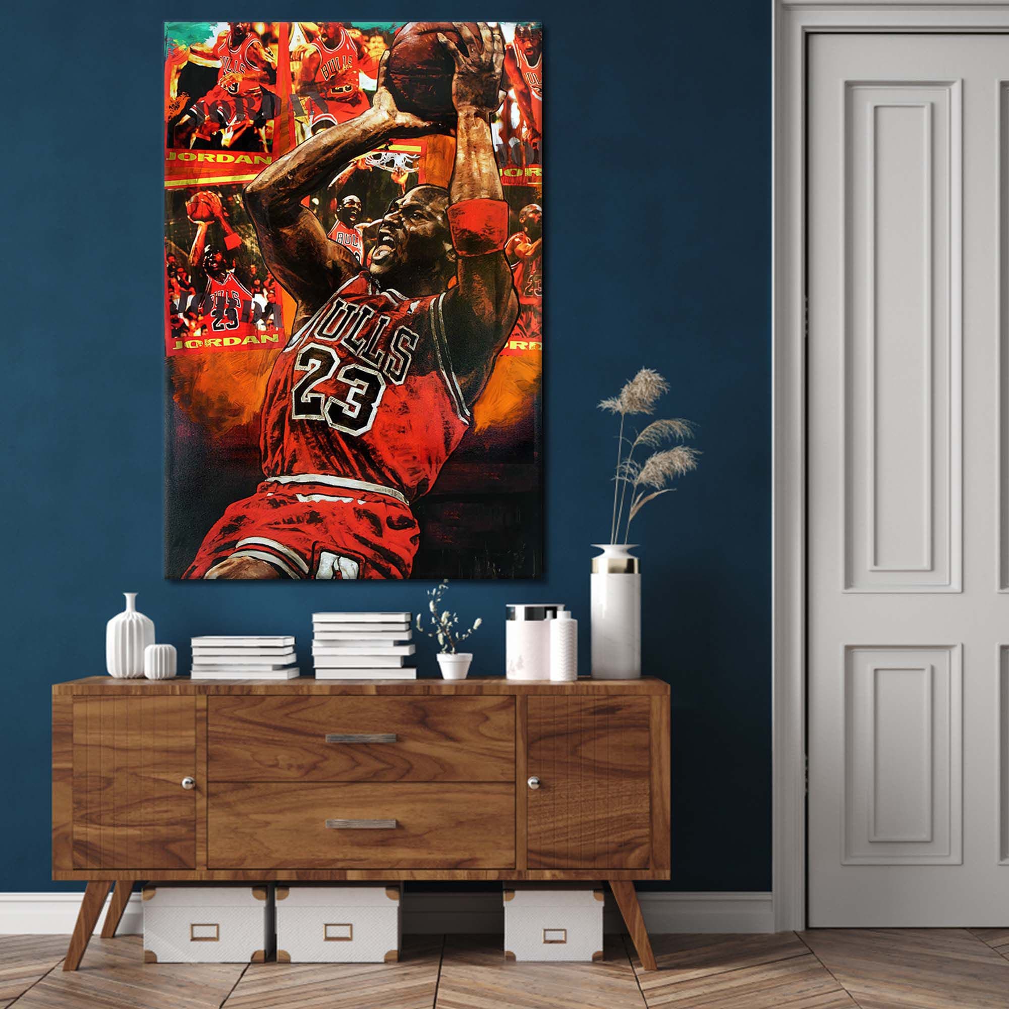 Michael Jordan Wall Art Michael Jordan Print NBA Legend Etsy