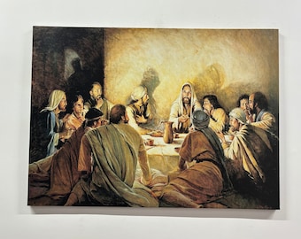 Last Supper Canvas Print: Jesus Christ Religious Wall Art