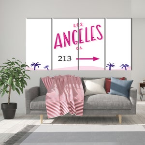 Los Angeles,  Los Angeles Wall Art, Los Angeles Print, Los Angeles Poster, Large Wall Decor, Living Room Wall Art, NYC, Wall Art Canvas