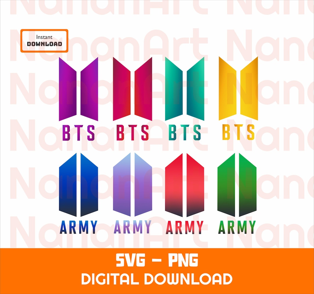 BTS ARMY Logo Digital Download | High Quality Svg & Png for Custom ...