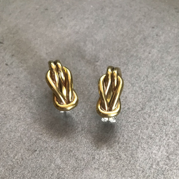 Classical nautical knot earrings