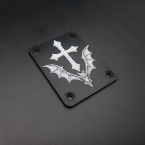Custom Guitar neck plate. 3D print