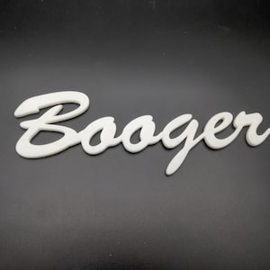 Bogner style custom amp logo 216mm