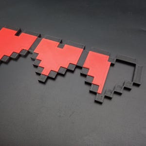 Legend of Zelda Video Game Logo Sign. Hearts