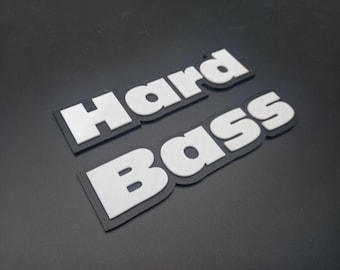 Hartkeアンプ風のパーソナライズロゴ。3Dプリント