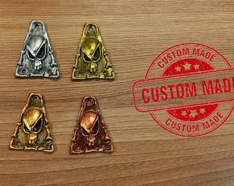 Piezas de guitarra. Cubierta de tensor de guitarra personalizada. Tamaño Jackson Charvel.