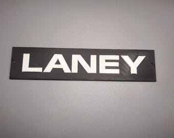 LANEYロゴ 200 mm。3Dプリント