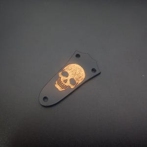 Custom Guitar Truss rod cover.