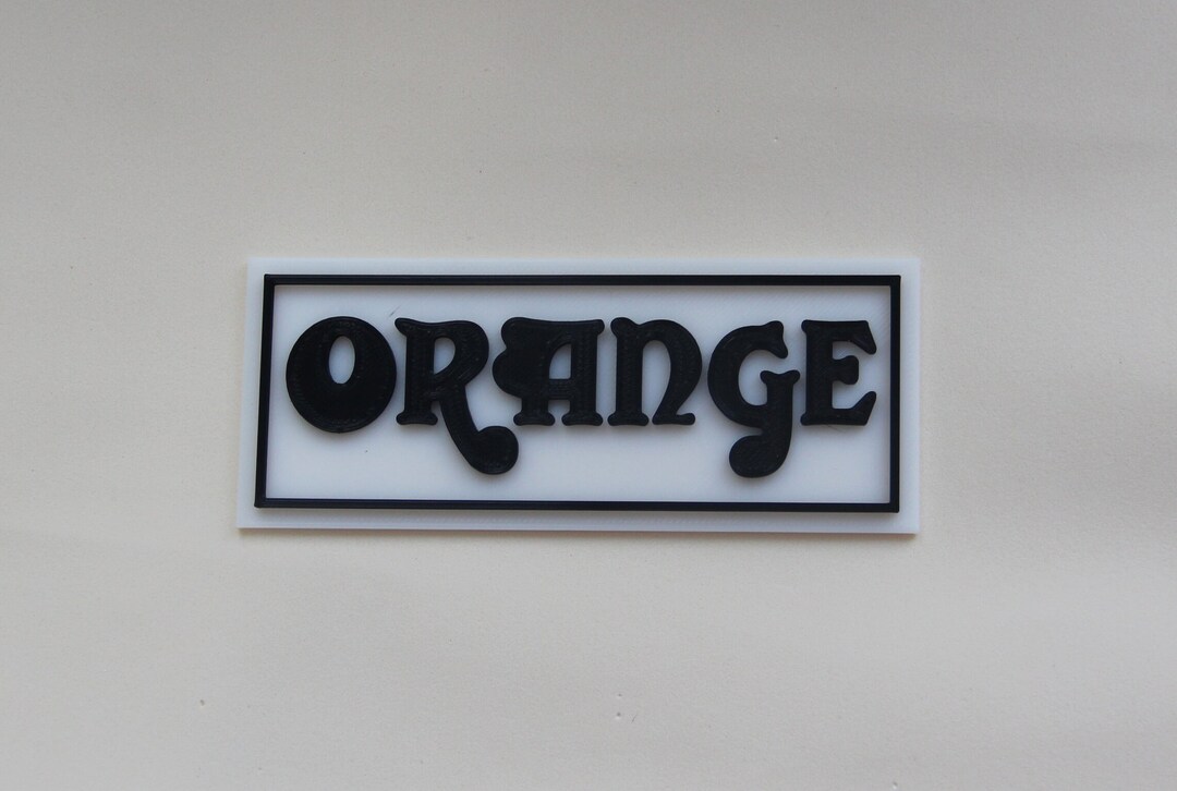 Orange Amp Logo 120mm 4.7 Etsy UK