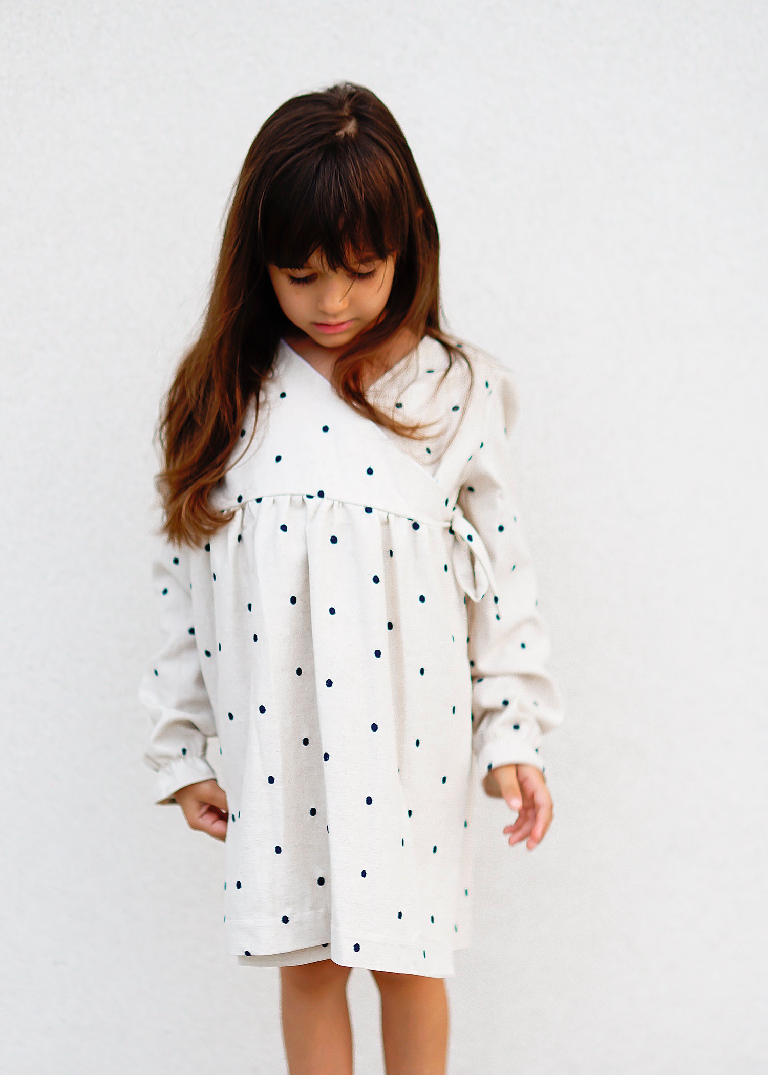 Mommy and Me Dress Mother Daughter Dress Linen Dress Wrap - Etsy