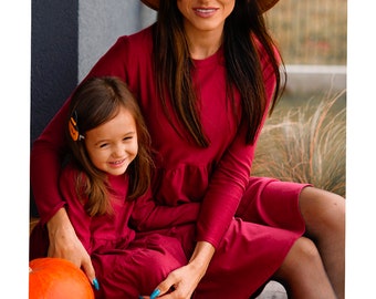 mum and baby christmas dress