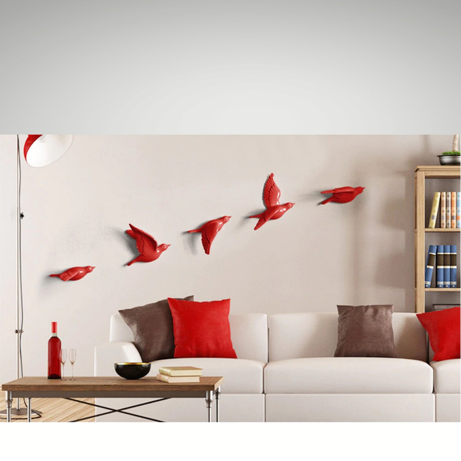 Creative Bird Sculpture Flying Birds Statue Indoor Outdoor Etsy