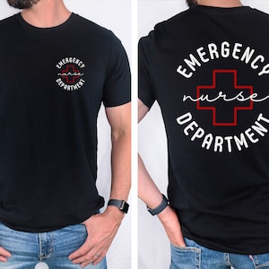 Emergency Department Shirt Male Nurse Shirt ER Nurse Shirt Trauma Nurse Emergency Nurse Shirt Nurse Gift RN shirt er Shirt