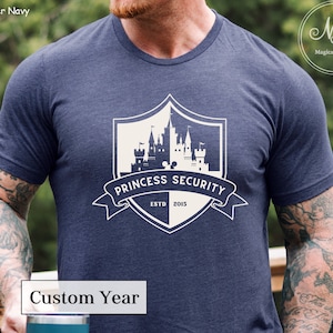Princess Security Custom Shirt Men&#39;s Disney Shirt Disney Dad Princess Shirt New Dad Gift Disneyland Shirt Subtle Disney Shirt