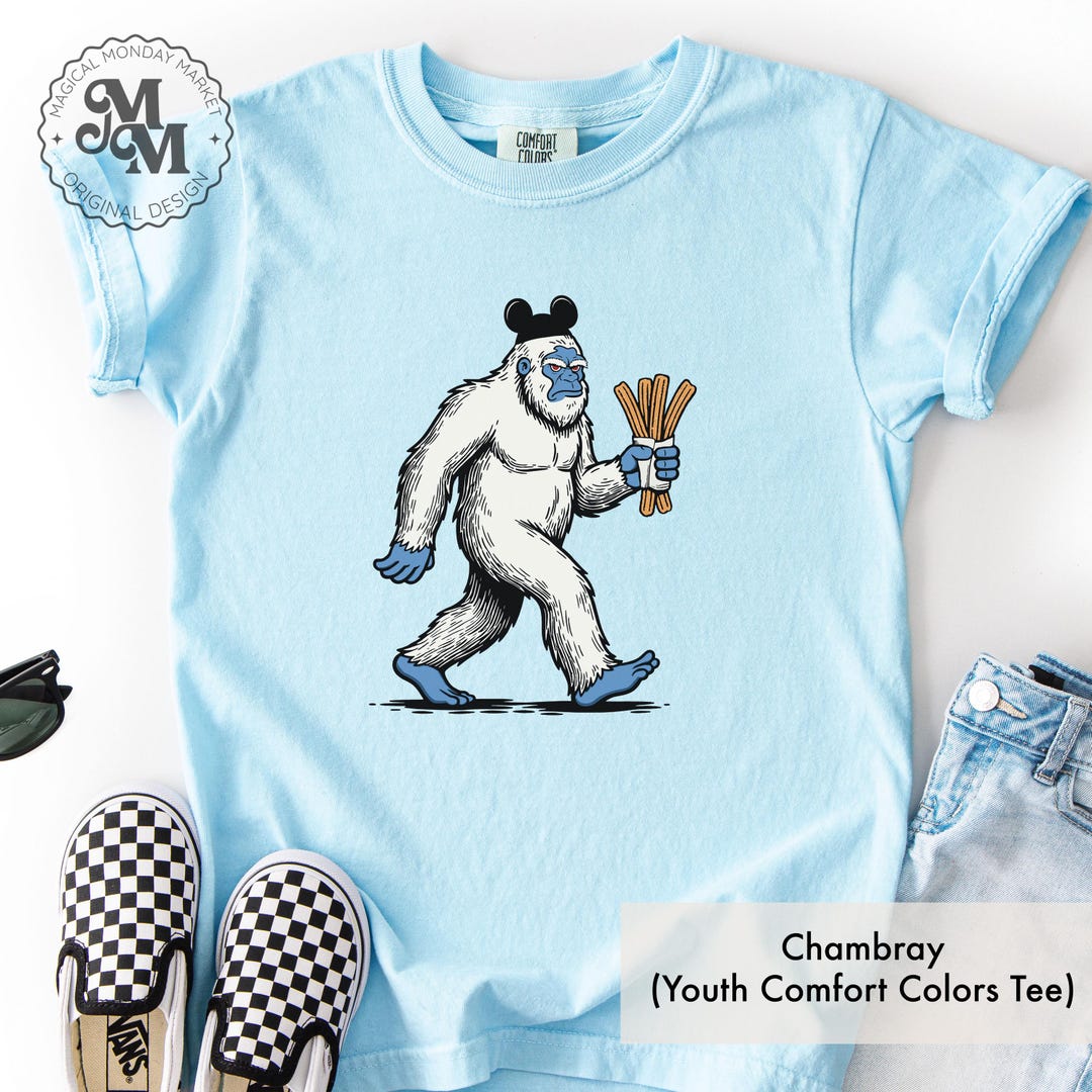 Matterhorn Kids Shirt, Grumpy Yeti Churro Shirt, Comfort Colors Youth ...