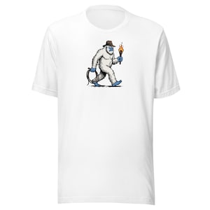 Indiana Yeti, Grumpy Yeti Matterhorn Yeti Mashup T-shirt