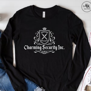 Charming Security Inc Long Sleeve unisex princess security shirt for Disney Vacation