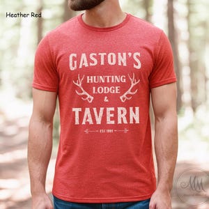 Chemise Taverne de Gaston Chemise La Belle et la Bête Chemise Gaston Chemise Disney homme Chemise papa Disney Chemise Belle Chemise Disney drôle Chemise Epcot