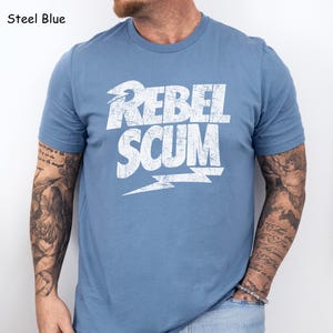 Rebel Scum Star Wars Shirt Star Wars Rebels Shirt Starwars Shirt Retro Shirt Disney Dad Shirt Mens Disney Shirt Bowie Inspired Shirt