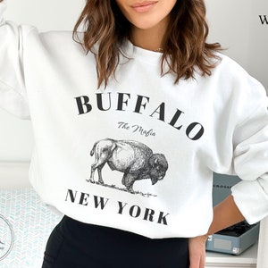Buffalo Football Sweatshirt The Mafia Buffalo Crew Neck Buffalo New York Sweater Buffalo Football Sweater Lets Go Buffalo folding table