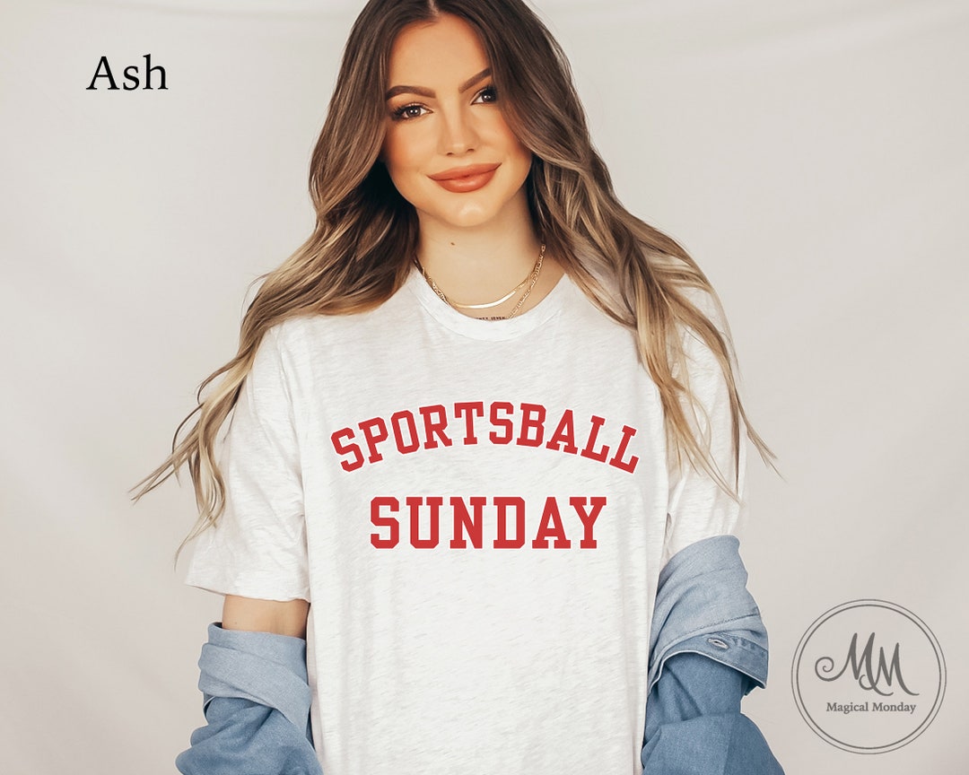 Sportsball Shirt Sunday Funday Go Sports Shirt Football Shirt Etsy