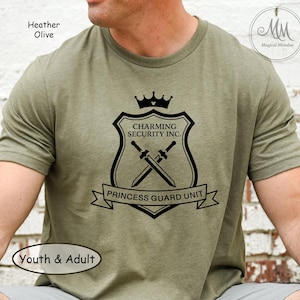 Matching Princess Security Shirt for Father and Son Disney Matching Shirt Prince Charming Security Tshirt for Disneyland vacation Dad Tee