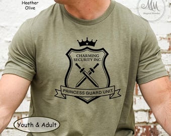 Matching Princess Security Shirt for Father and Son Disney Matching Shirt Prince Charming Security Tshirt for Disneyland vacation Dad Tee