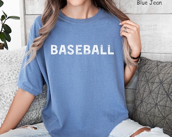 Comfort Colors Baseball Tshirt, Simple Baseball Mom shirt, Game day Baseball Tee, Baseball Gift